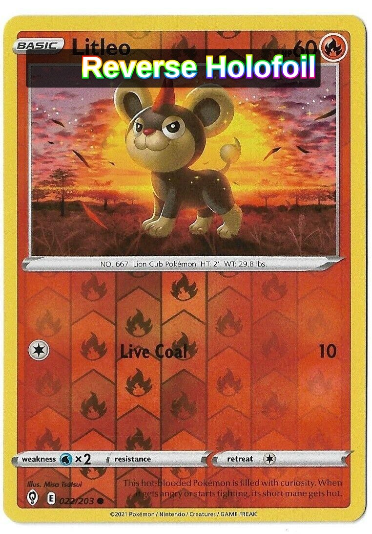 Litleo [022/203] - SWSH07: Evolving Skies - *Reverse Holofoil*
