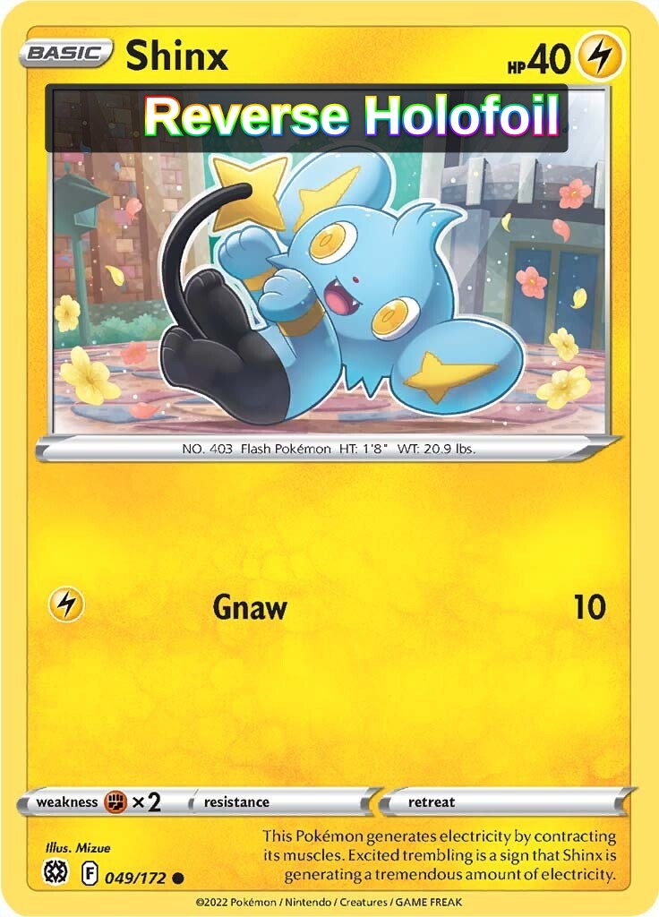 Shinx [049/172] - SWSH09: Brilliant Stars - *Reverse Holofoil*