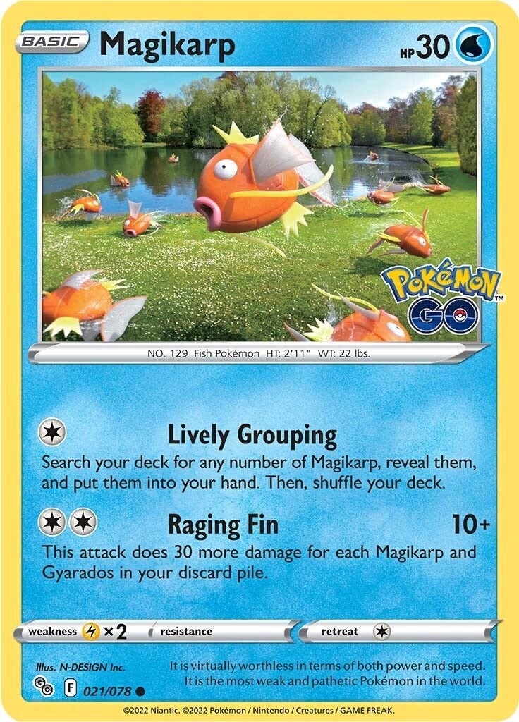 Magikarp [021/078] - Pokemon GO - *Normal*