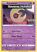 Lunatone [034/078] - Pokemon GO - *Reverse Holofoil*