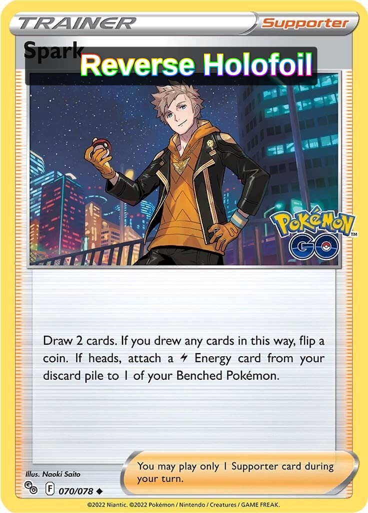Spark [070/078] - Pokemon GO - *Reverse Holofoil*