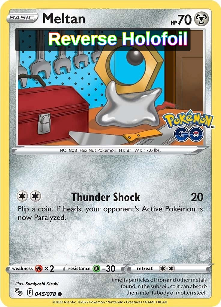 Meltan [045/078] - Pokemon GO - *Reverse Holofoil*