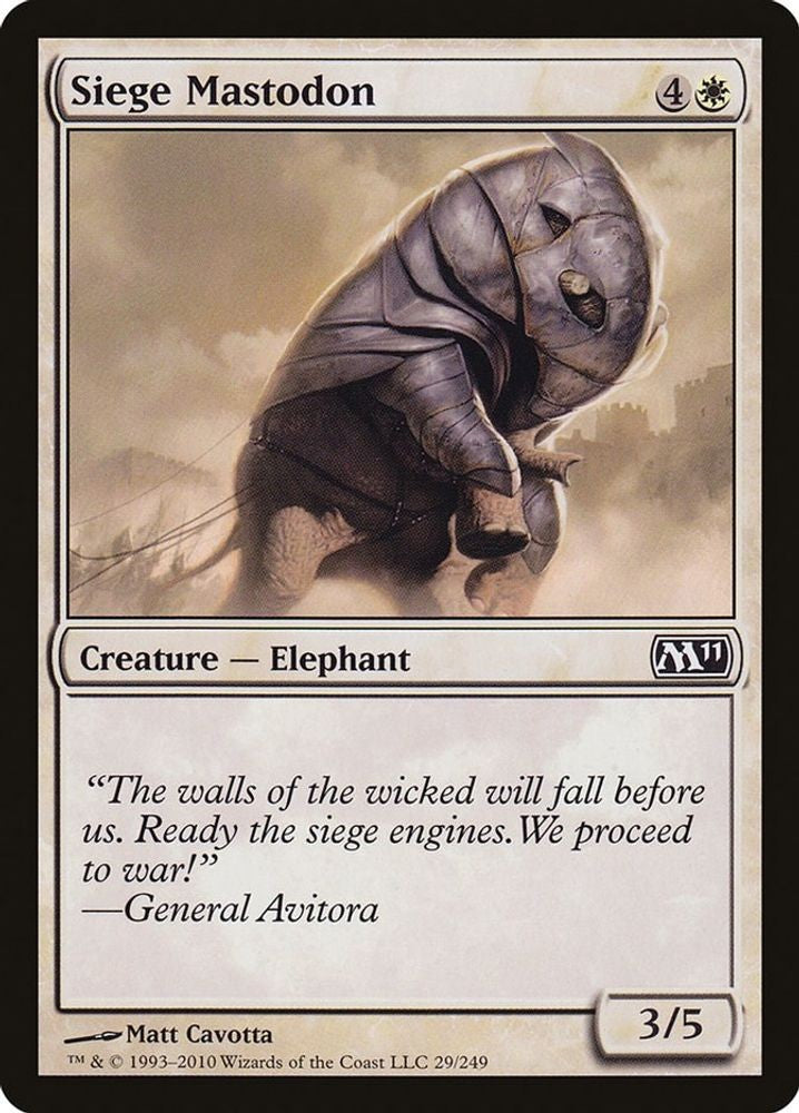 Siege Mastodon