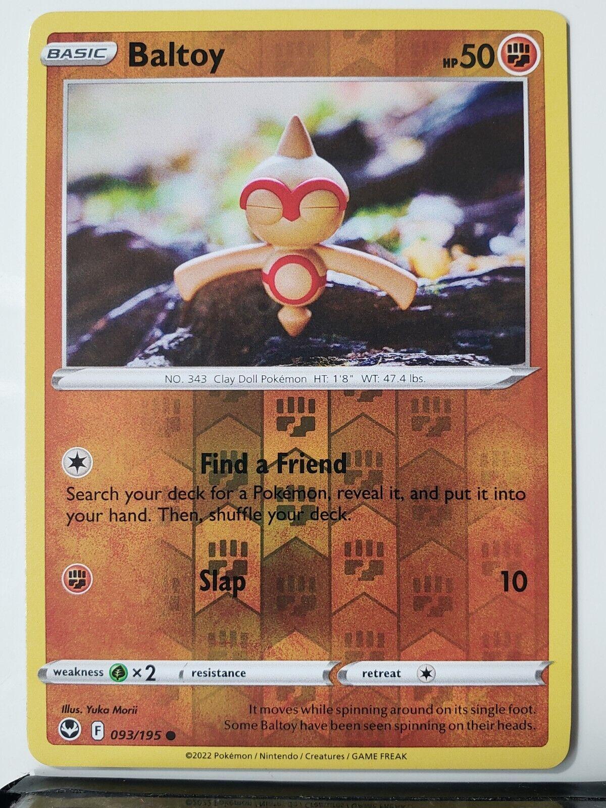 Baltoy [093/195] - SWSH12: Silver Tempest (SWSH12) - Reverse Holofoil