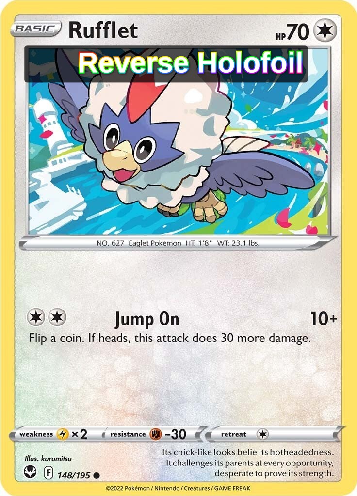 Rufflet [148/195] - SWSH12: Silver Tempest - *Reverse Holofoil*