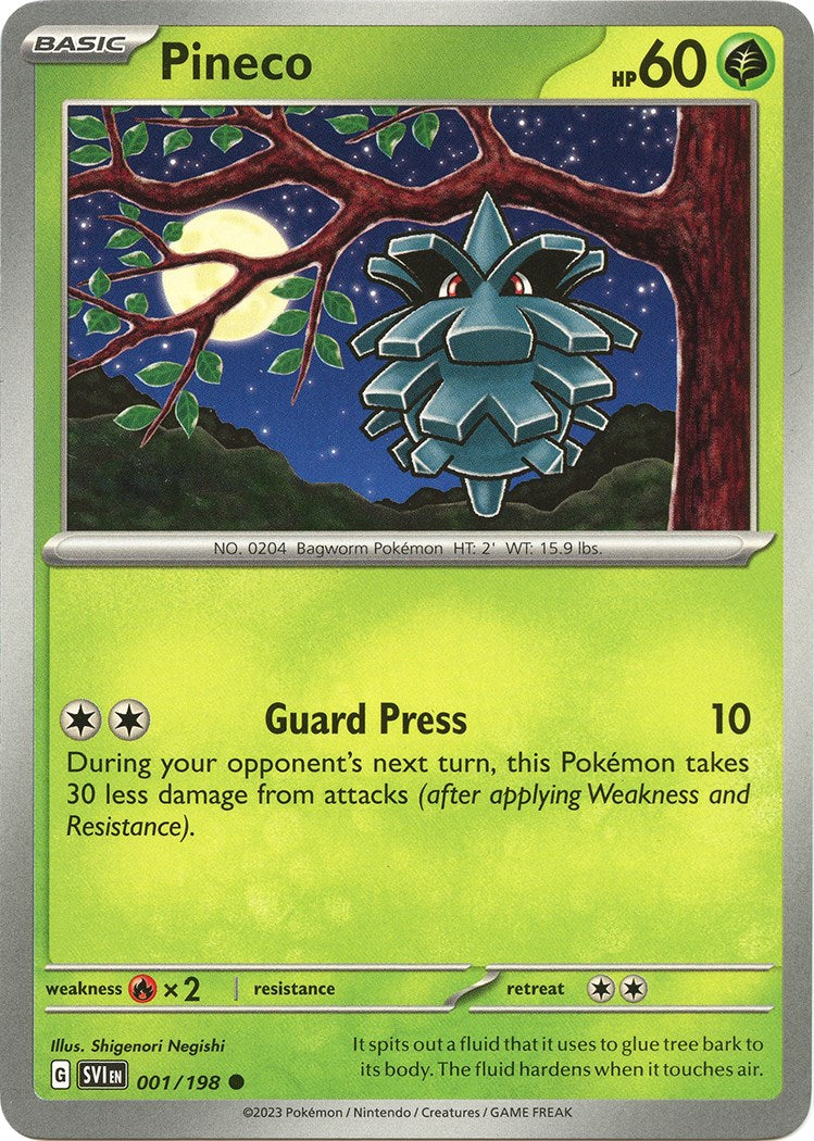 Pineco [001/198] - SV01: Scarlet & Violet Base Set (SVI)