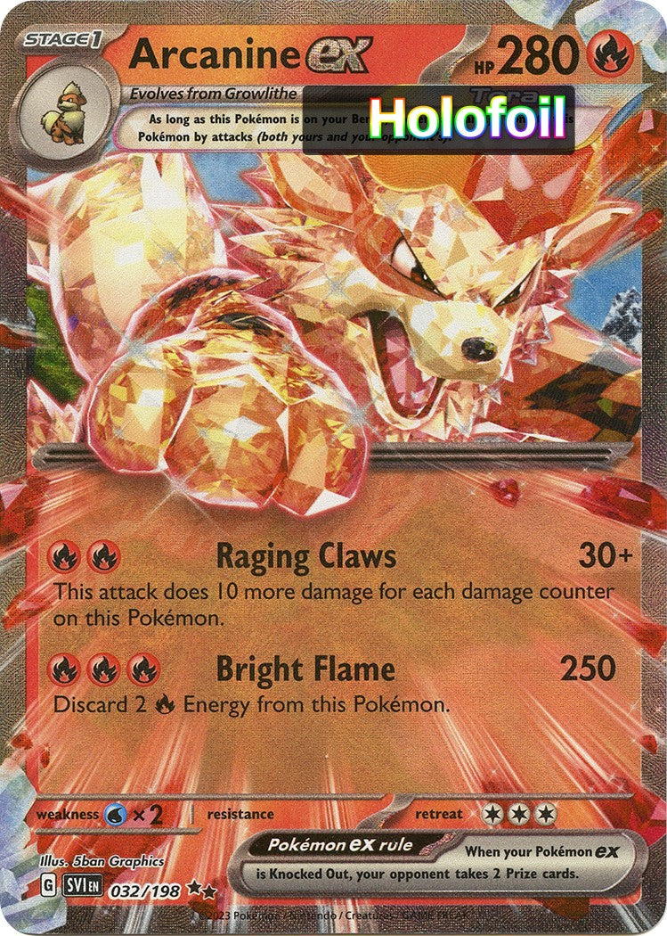 Arcanine ex - 032/198