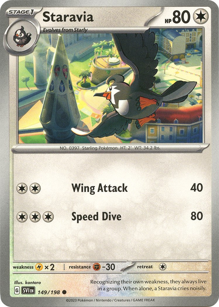 Staravia [149/198] - SV01: Scarlet & Violet Base Set (SVI) - Reverse Holofoil