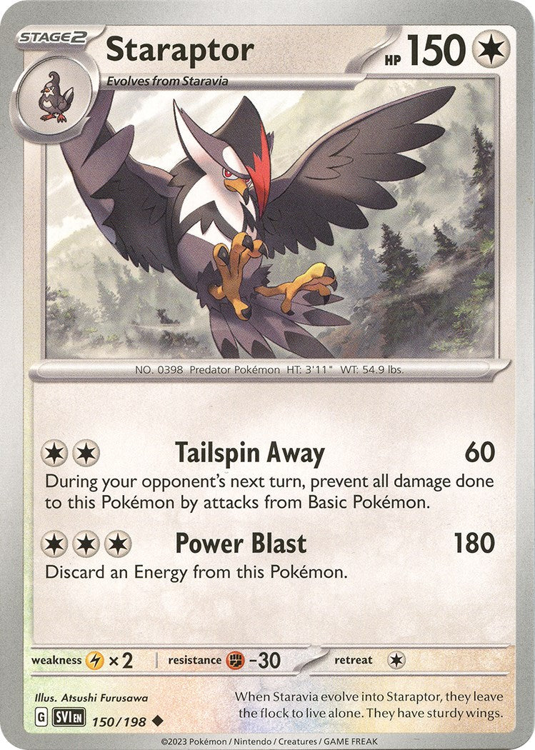 Staraptor [150/198] - SV01: Scarlet & Violet Base Set (SVI) - Reverse Holofoil