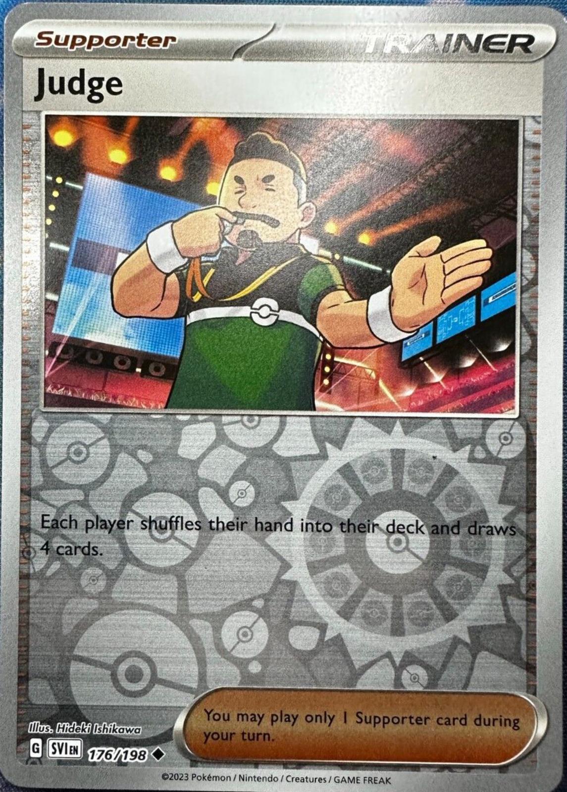 Judge [176/198] - SV01: Scarlet & Violet Base Set (SVI) - Reverse Holofoil