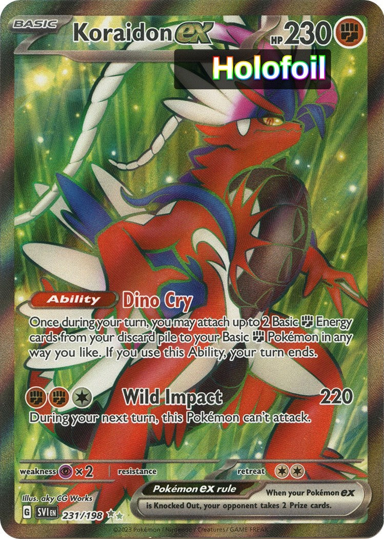 Koraidon ex - 231/198