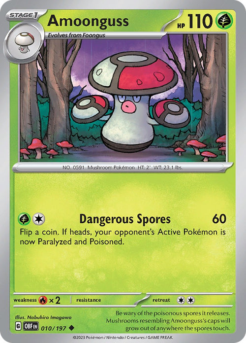 Amoonguss [010/197] - SV03: Obsidian Flames (OBF)