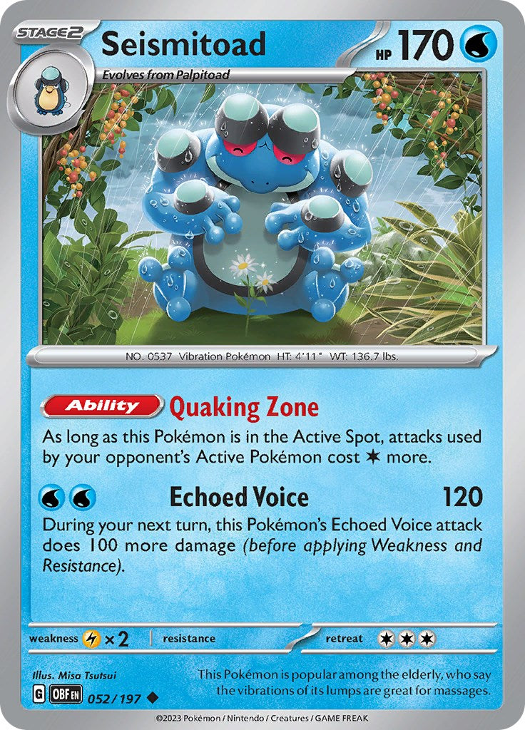 Seismitoad [052/197] - SV03: Obsidian Flames (OBF)