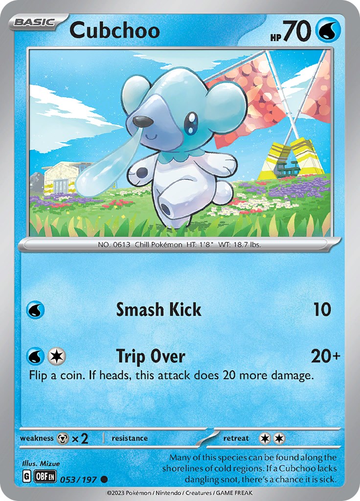Cubchoo [053/197] - SV03: Obsidian Flames (OBF)