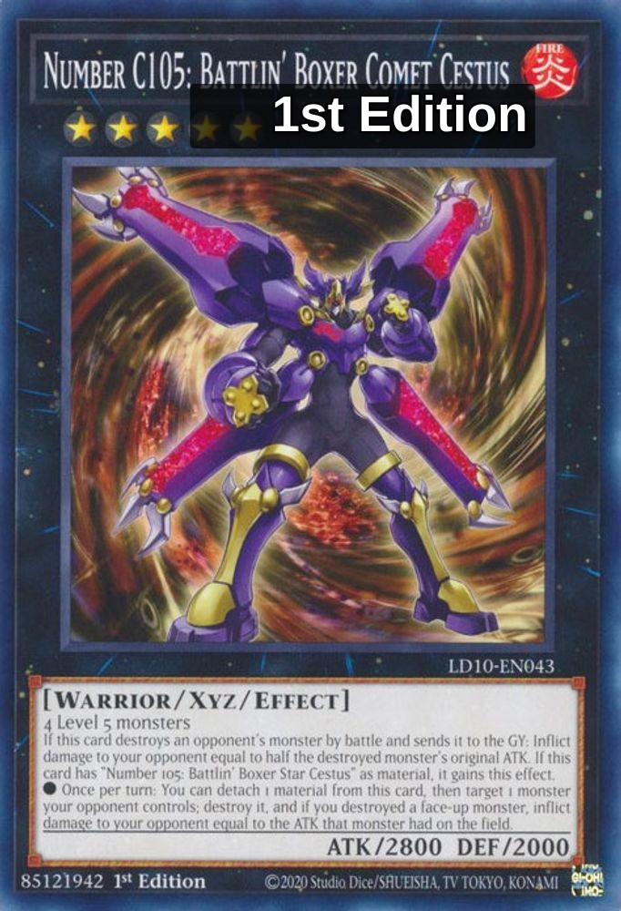 Number C105: Battlin' Boxer Comet Cestus