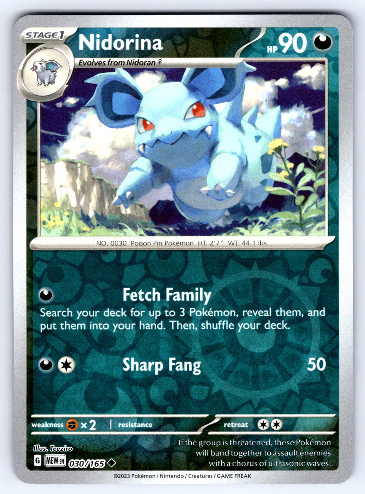 Nidorina [030/165] - SV: Scarlet & Violet 151 (MEW) - Reverse Holofoil