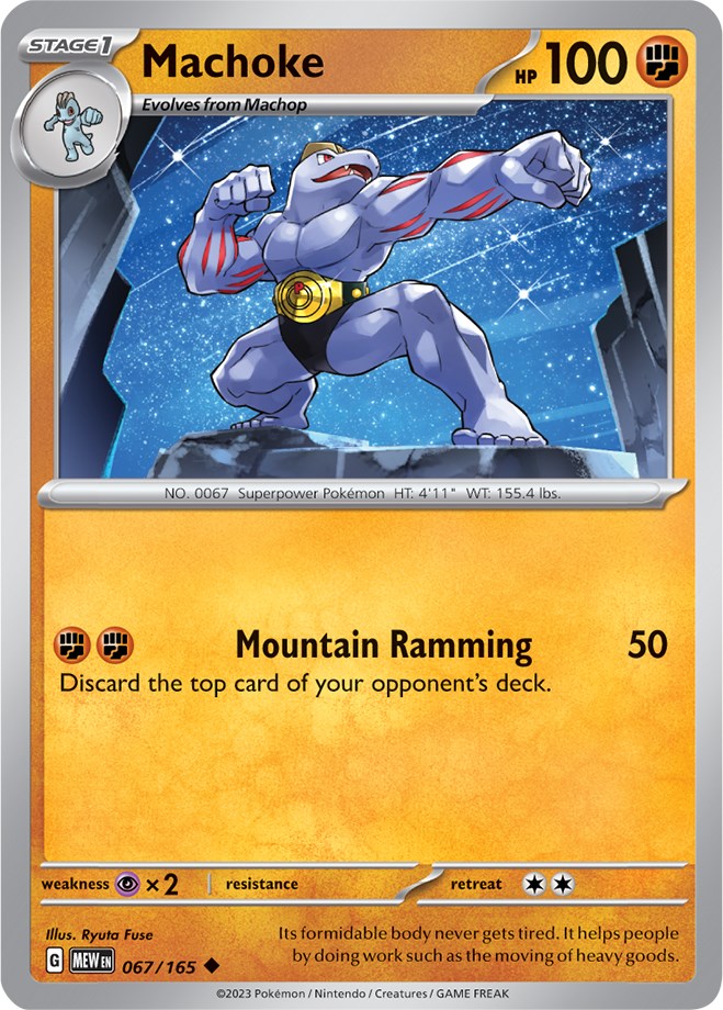 Machoke - 067/165 [067/165] - SV: Scarlet & Violet 151 (MEW)