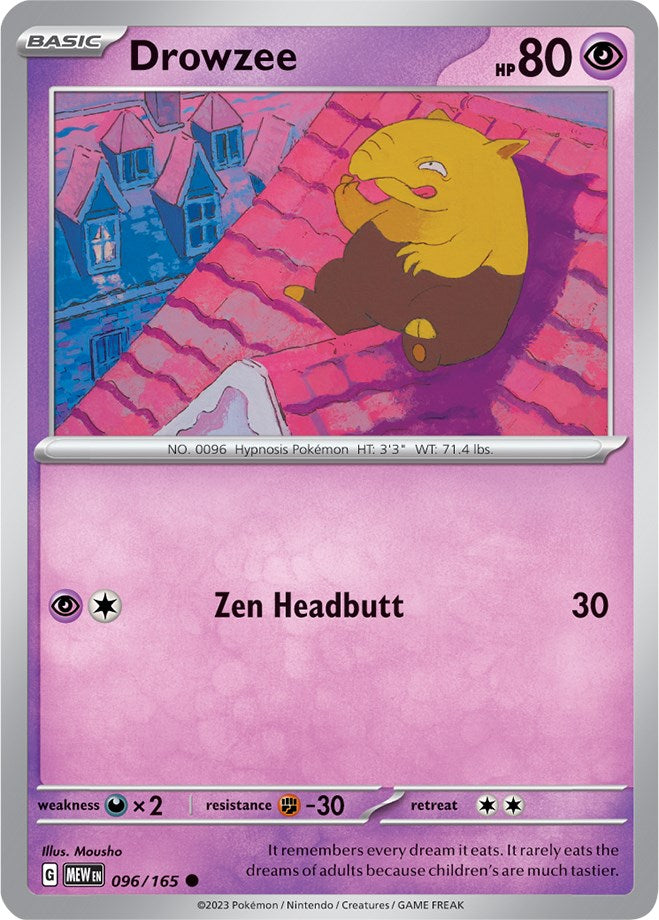 Drowzee [096/165] - SV: Scarlet & Violet 151 (MEW) - Reverse Holofoil