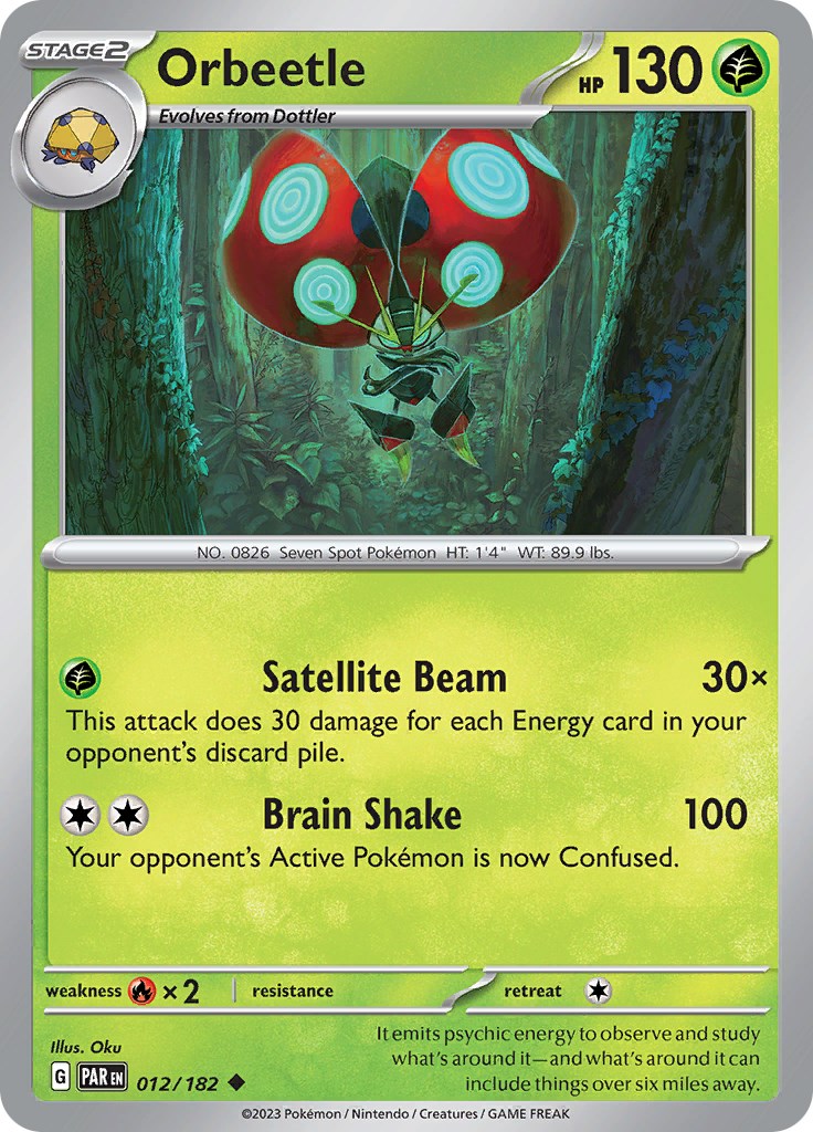 Orbeetle [012/182] - SV04: Paradox Rift (PAR) - Reverse Holofoil