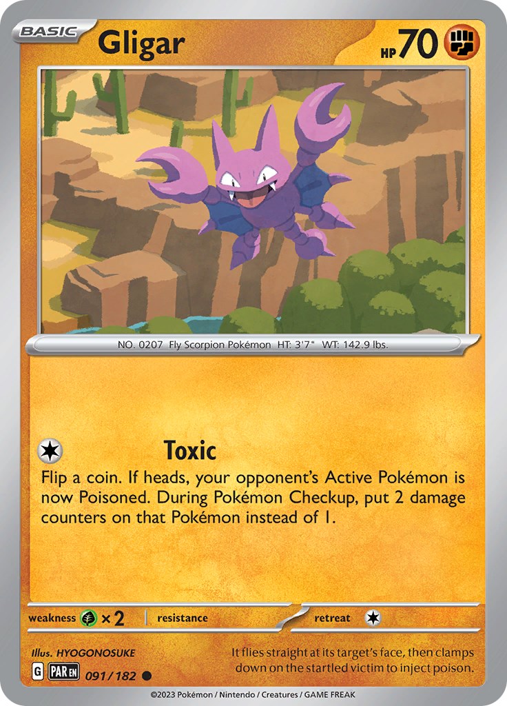 Gligar [091/182] - SV04: Paradox Rift (PAR)