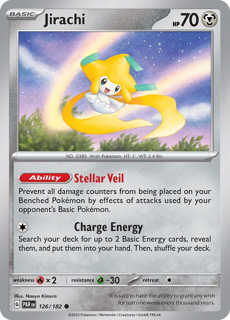 Jirachi [126/182] - SV04: Paradox Rift (PAR) - Reverse Holofoil