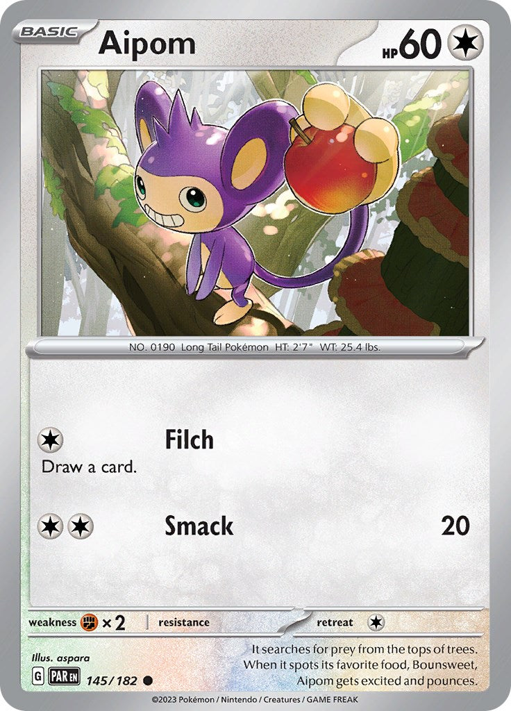 Aipom - 145/182 [145/182] - SV04: Paradox Rift (PAR)