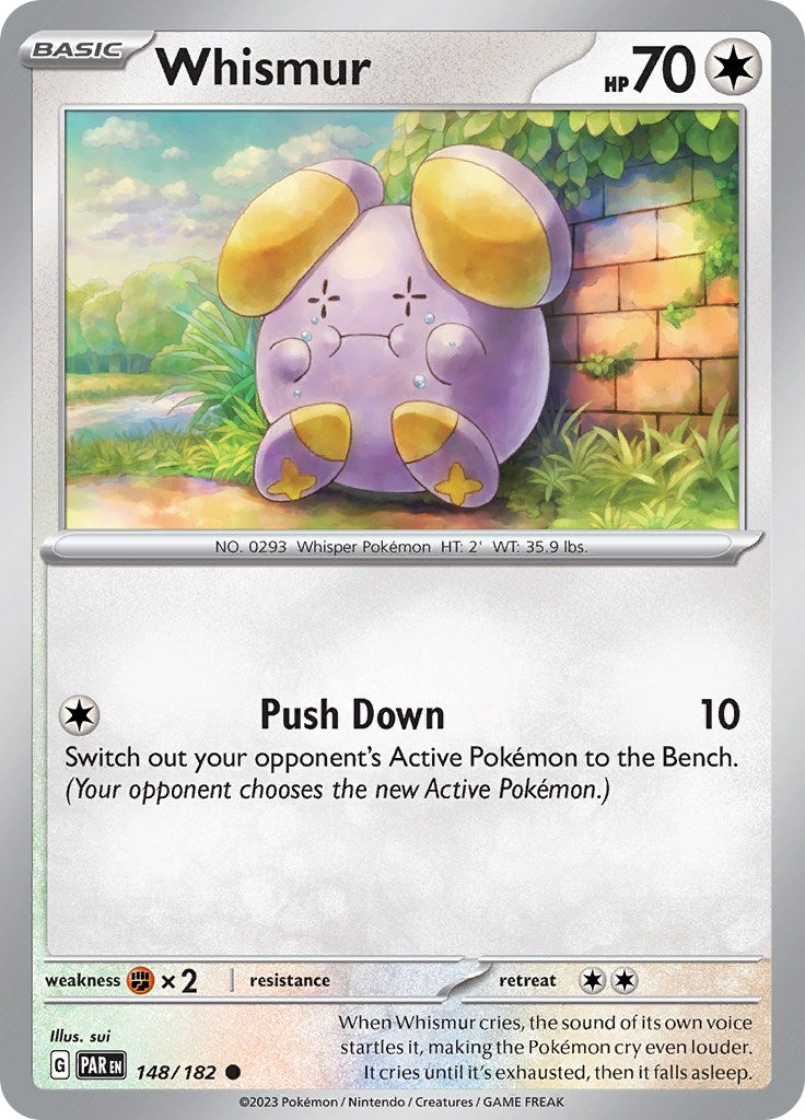 Whismur [148/182] - SV04: Paradox Rift (PAR) - Reverse Holofoil