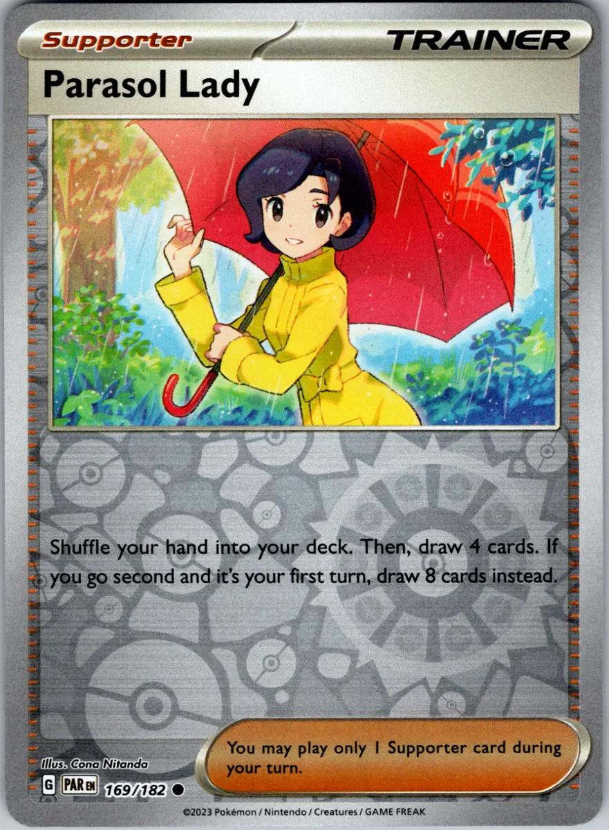 Parasol Lady [169/182] - SV04: Paradox Rift (PAR) - Reverse Holofoil