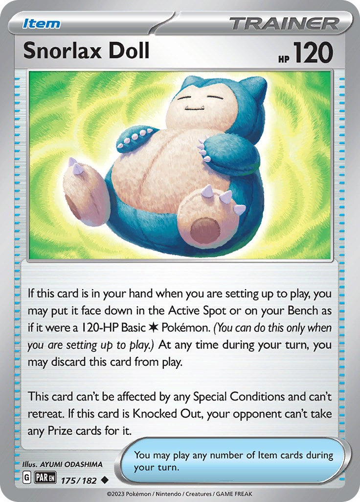 Snorlax Doll [175/182] - SV04: Paradox Rift (PAR)