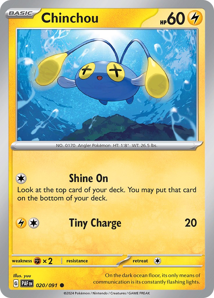 Chinchou [020/091] - SV: Paldean Fates (PAF)