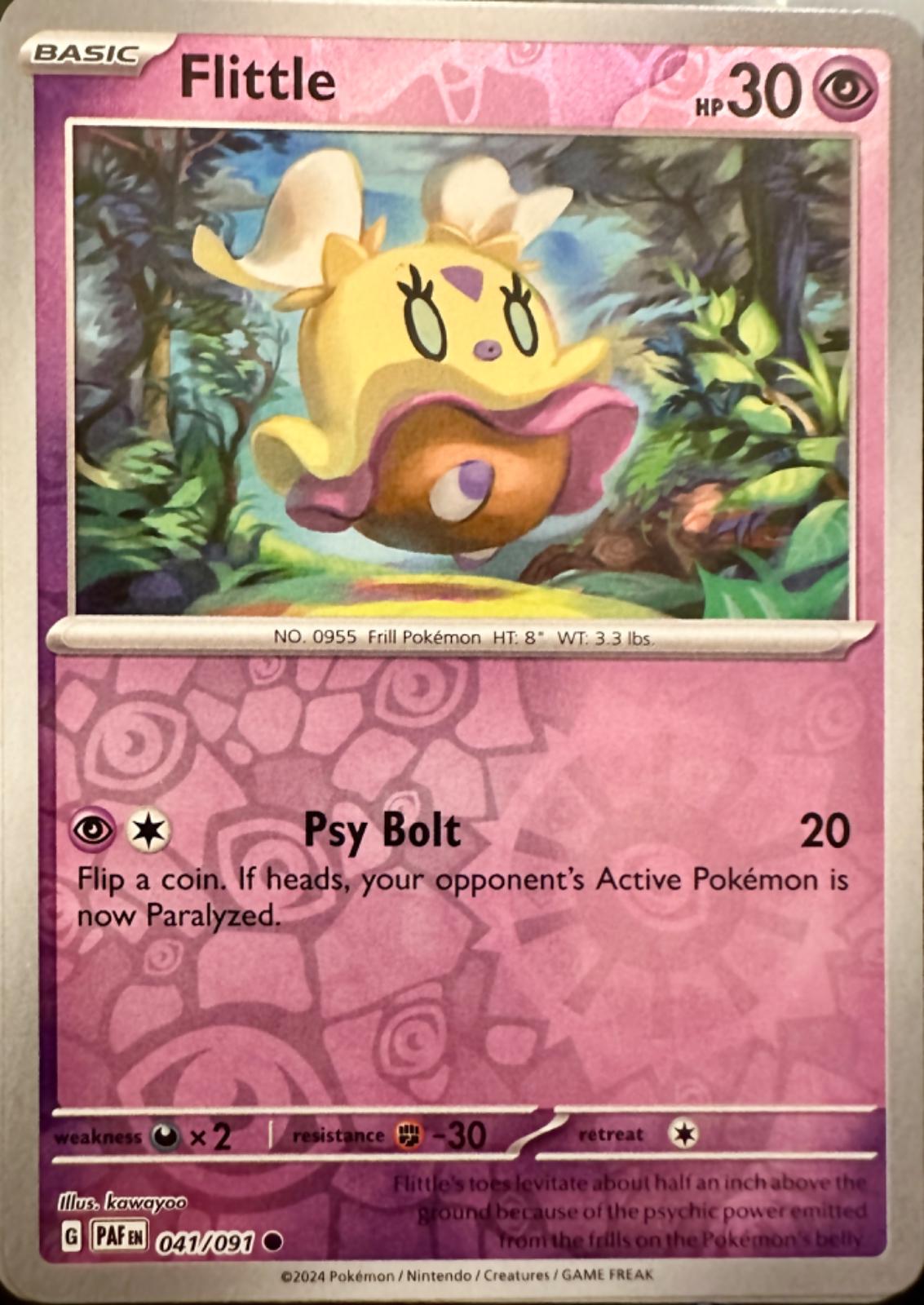 Flittle - 041/091 [041/091] - SV: Paldean Fates (PAF) - Reverse Holofoil