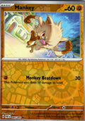 Mankey - 045/091 [045/091] - SV: Paldean Fates (PAF) - Reverse Holofoil