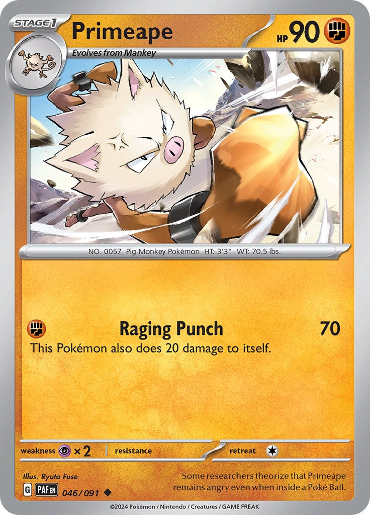 Primeape - 046/091 [046/091] - SV: Paldean Fates (PAF)