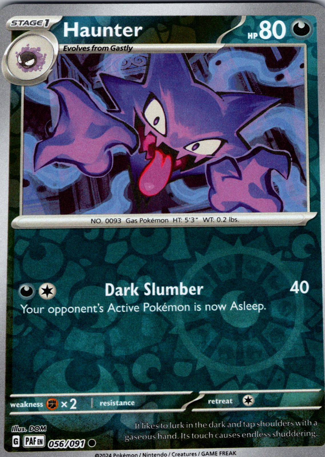 Haunter [056/091] - SV: Paldean Fates (PAF) - Reverse Holofoil