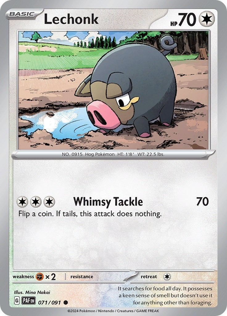 Lechonk - 071/091 [071/091] - SV: Paldean Fates (PAF)