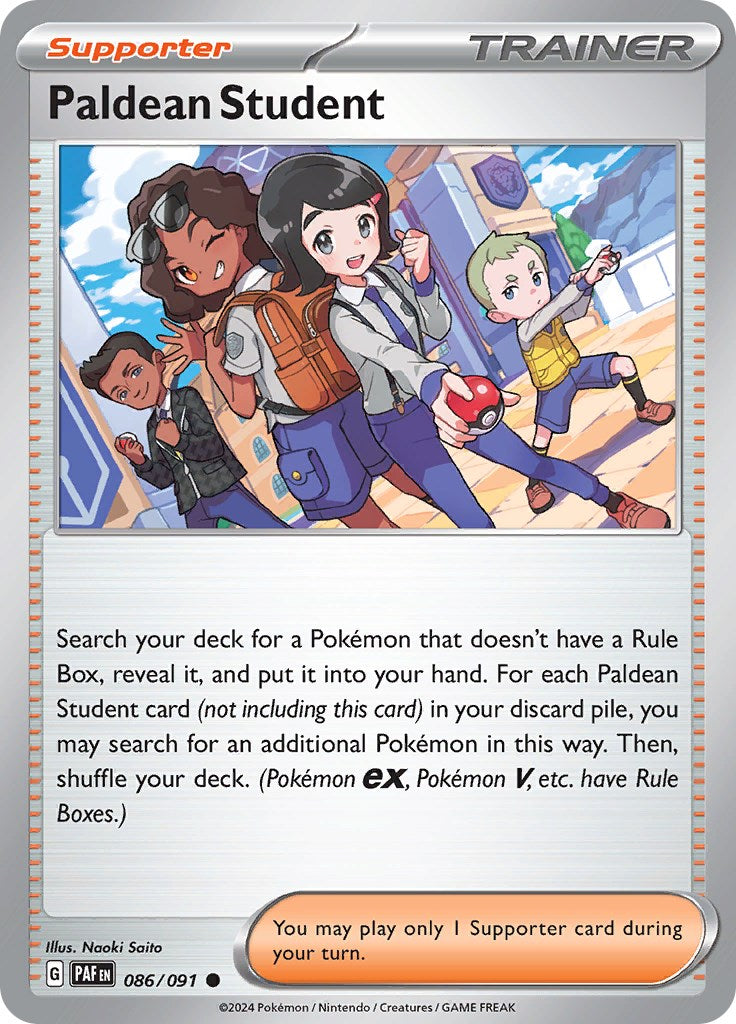 Paldean Student - 086/091 [086/091] - SV: Paldean Fates (PAF)