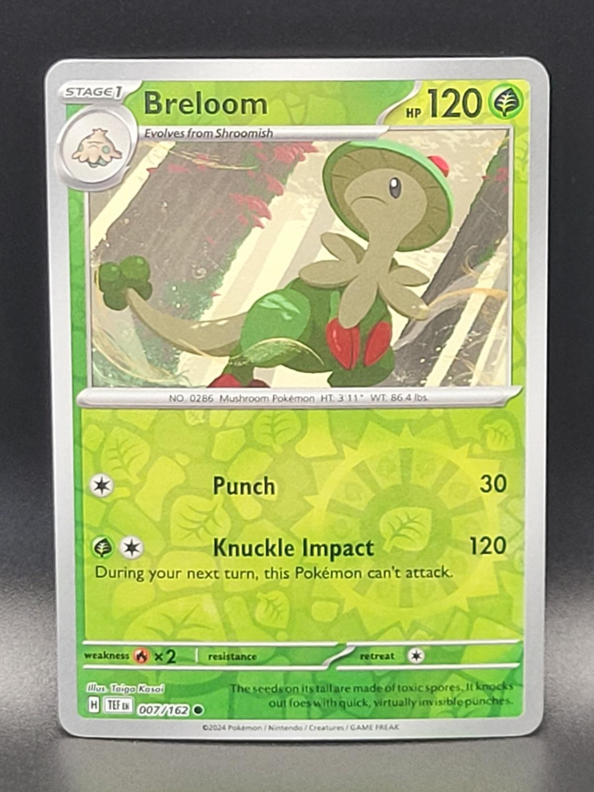 Breloom [007/162] - SV05: Temporal Forces (TEF) - Reverse Holofoil