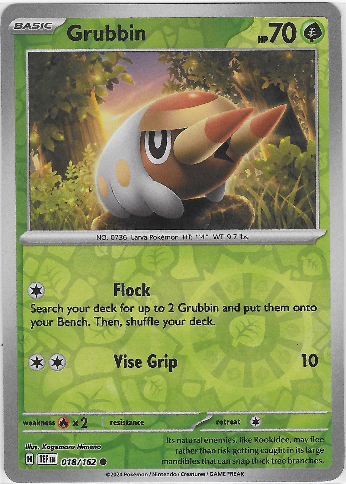 Grubbin [018/162] - SV05: Temporal Forces (TEF) - Reverse Holofoil