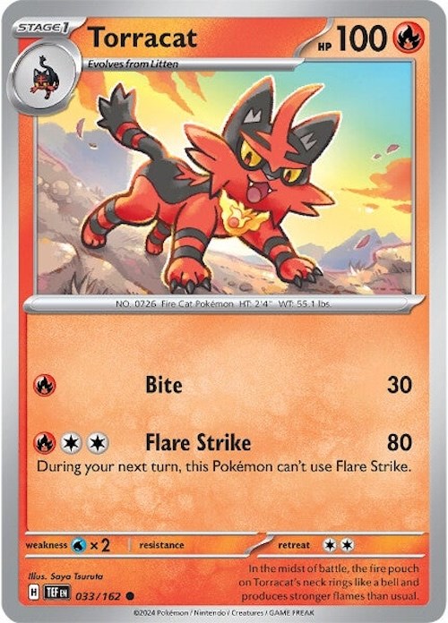 Torracat [033/162] - SV05: Temporal Forces (TEF) - Reverse Holofoil
