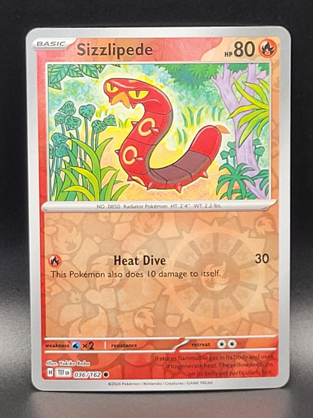 Sizzlipede [036/162] - SV05: Temporal Forces (TEF) - Reverse Holofoil