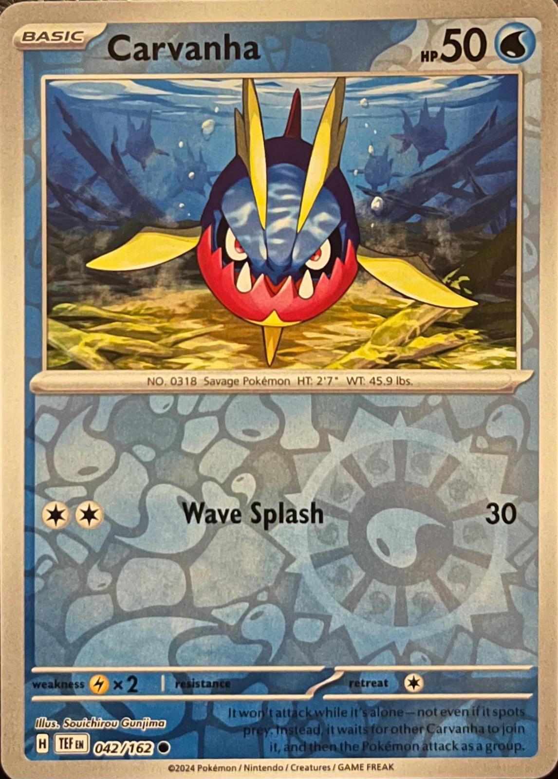 Carvanha [042/162] - SV05: Temporal Forces (TEF) - Reverse Holofoil