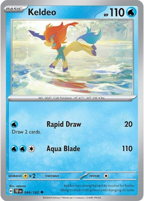 Keldeo [044/162] - SV05: Temporal Forces (TEF)