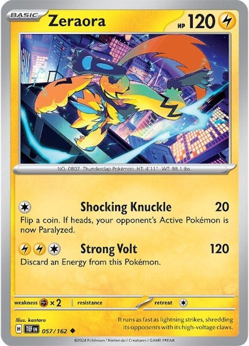 Zeraora [057/162] - SV05: Temporal Forces (TEF)