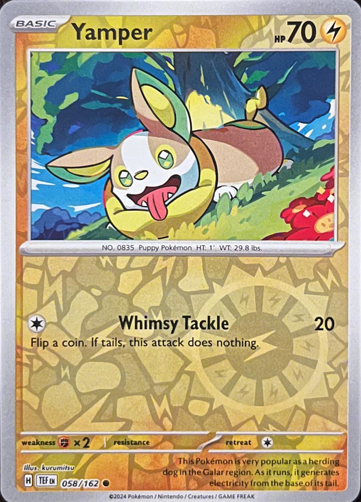 Yamper [058/162] - SV05: Temporal Forces (TEF) - Reverse Holofoil