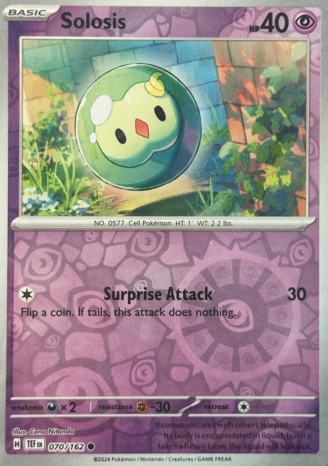Solosis [070/162] - SV05: Temporal Forces (TEF) - Reverse Holofoil