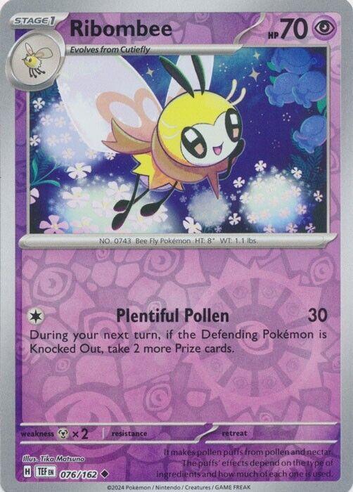 Ribombee [076/162] - SV05: Temporal Forces (TEF) - Reverse Holofoil