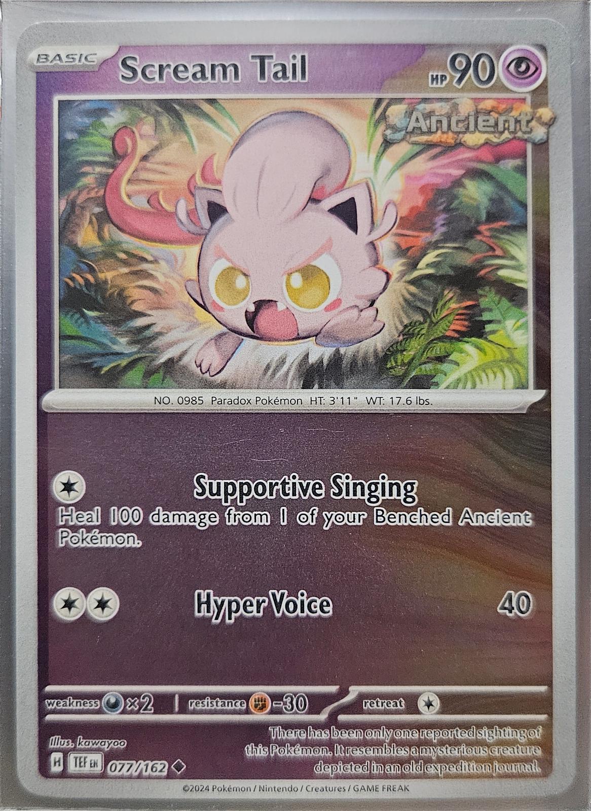 Scream Tail [077/162] - SV05: Temporal Forces (TEF) - Reverse Holofoil