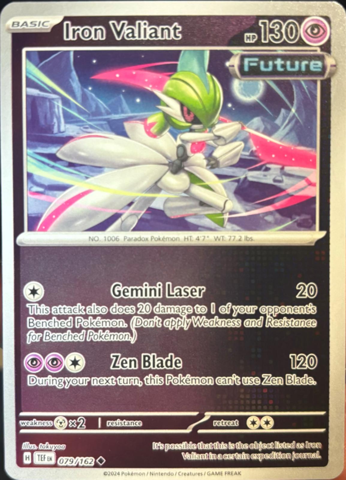 Iron Valiant - 079/162 [079/162] - SV05: Temporal Forces (TEF) - Reverse Holofoil