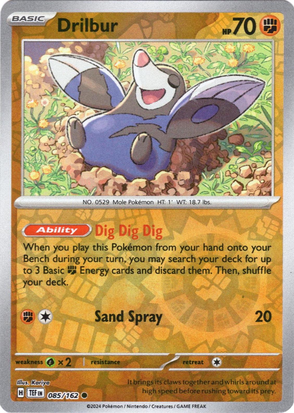 Drilbur [085/162] - SV05: Temporal Forces (TEF) - Reverse Holofoil