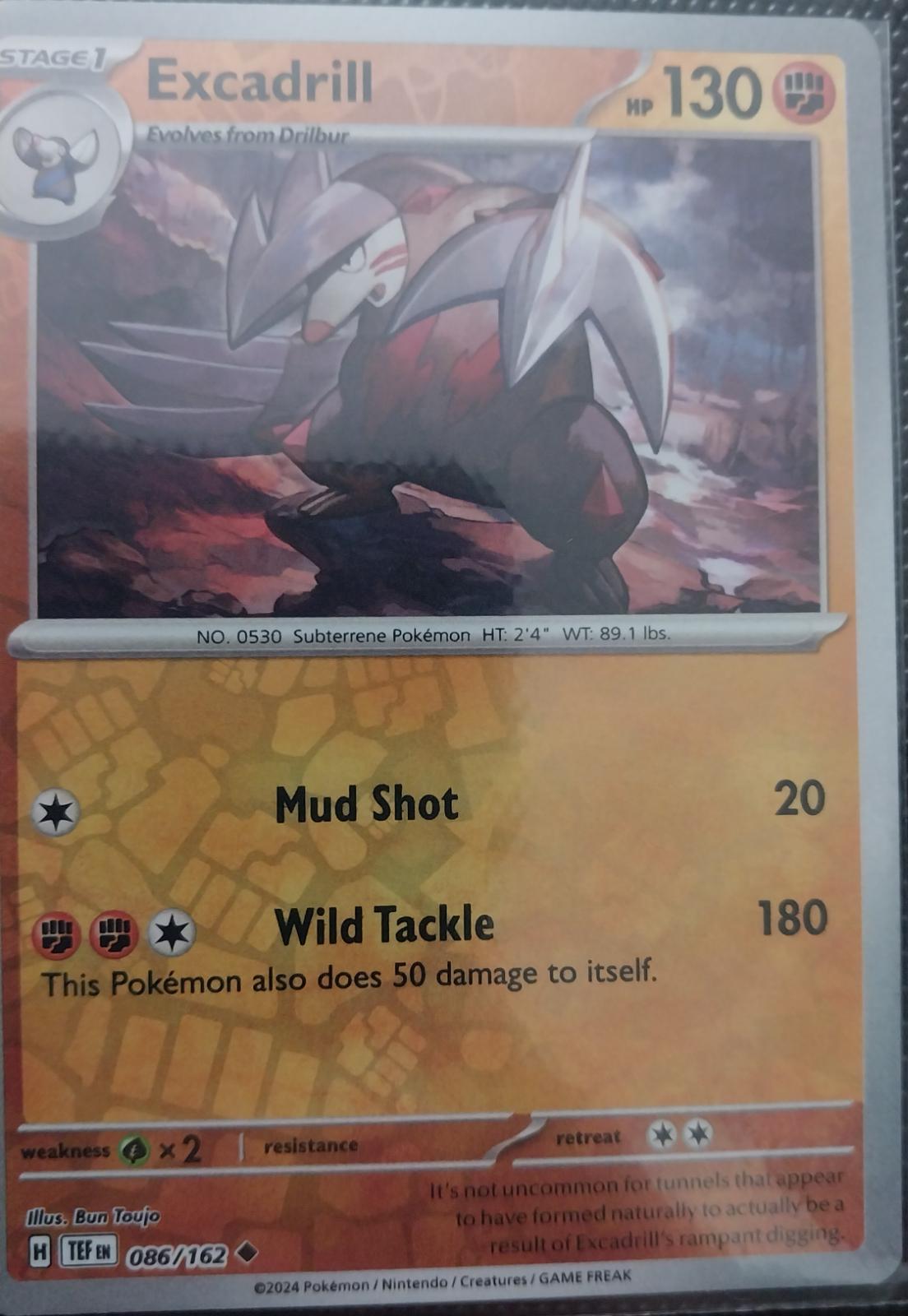 Excadrill - 086/162 [086/162] - SV05: Temporal Forces (TEF) - Reverse Holofoil